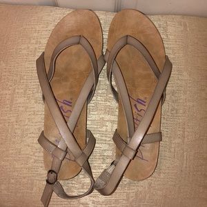 Blowfish Tan Sandals